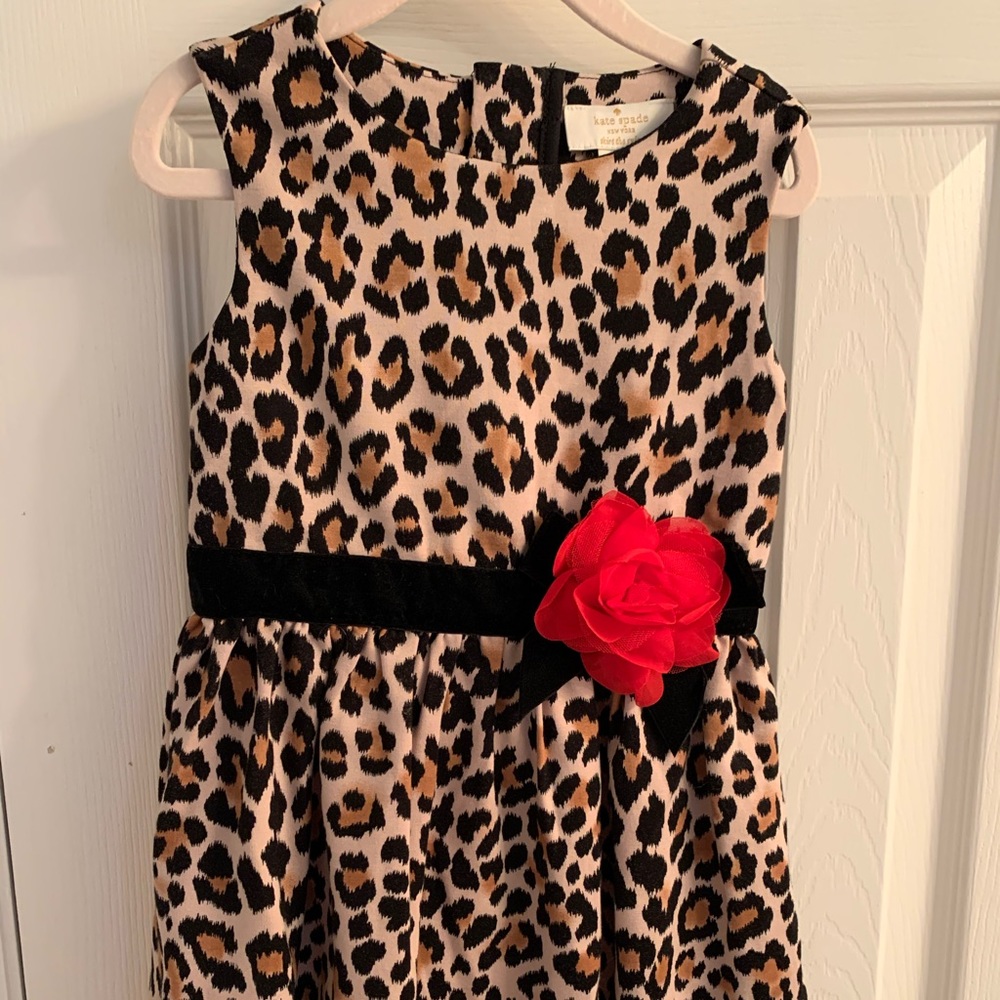 NWT Kate Spade Leopard print dress Sz 4T